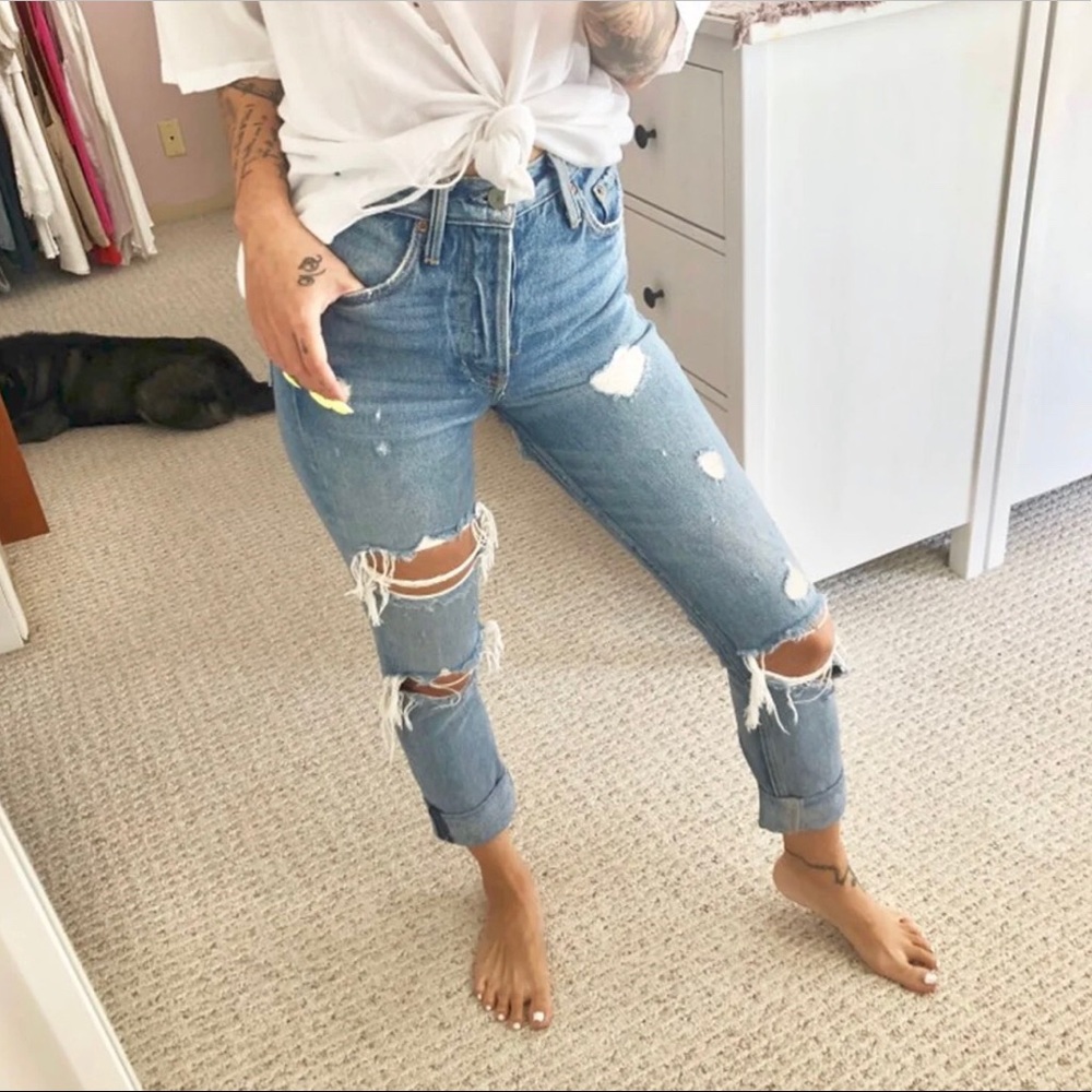 GRLFRND Karolina High-Rise Skinny Jeans